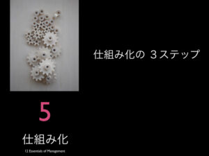 5.仕組み化の3ステップ