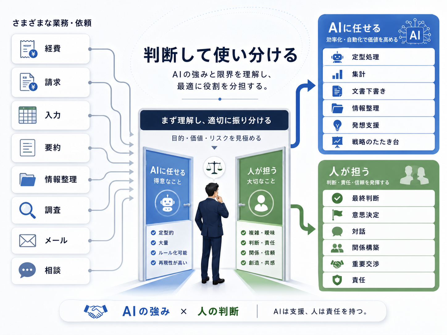 成功談だけでなく、つまずきやすいポイントまで含めて実践者が現場の言葉で伝えるイメージ