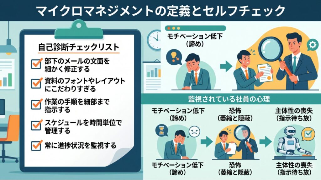  マイクロマネジメントの定義とセルフチェック