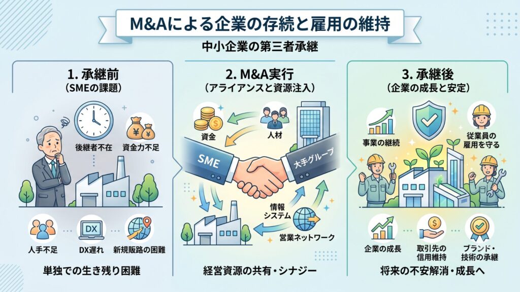 後継者問題の解決策とは？4つの選択肢と「継ぎたくなる会社」のつくり