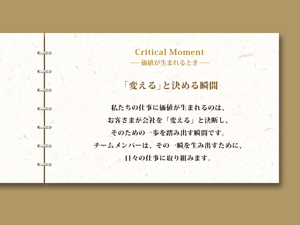 『CREDO』Vol.2:Critical Moment-価値が生まれるとき-