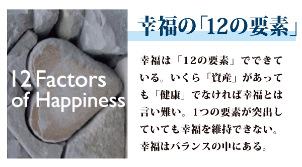 幸福追求型の経営「幸福の『12の要素』」